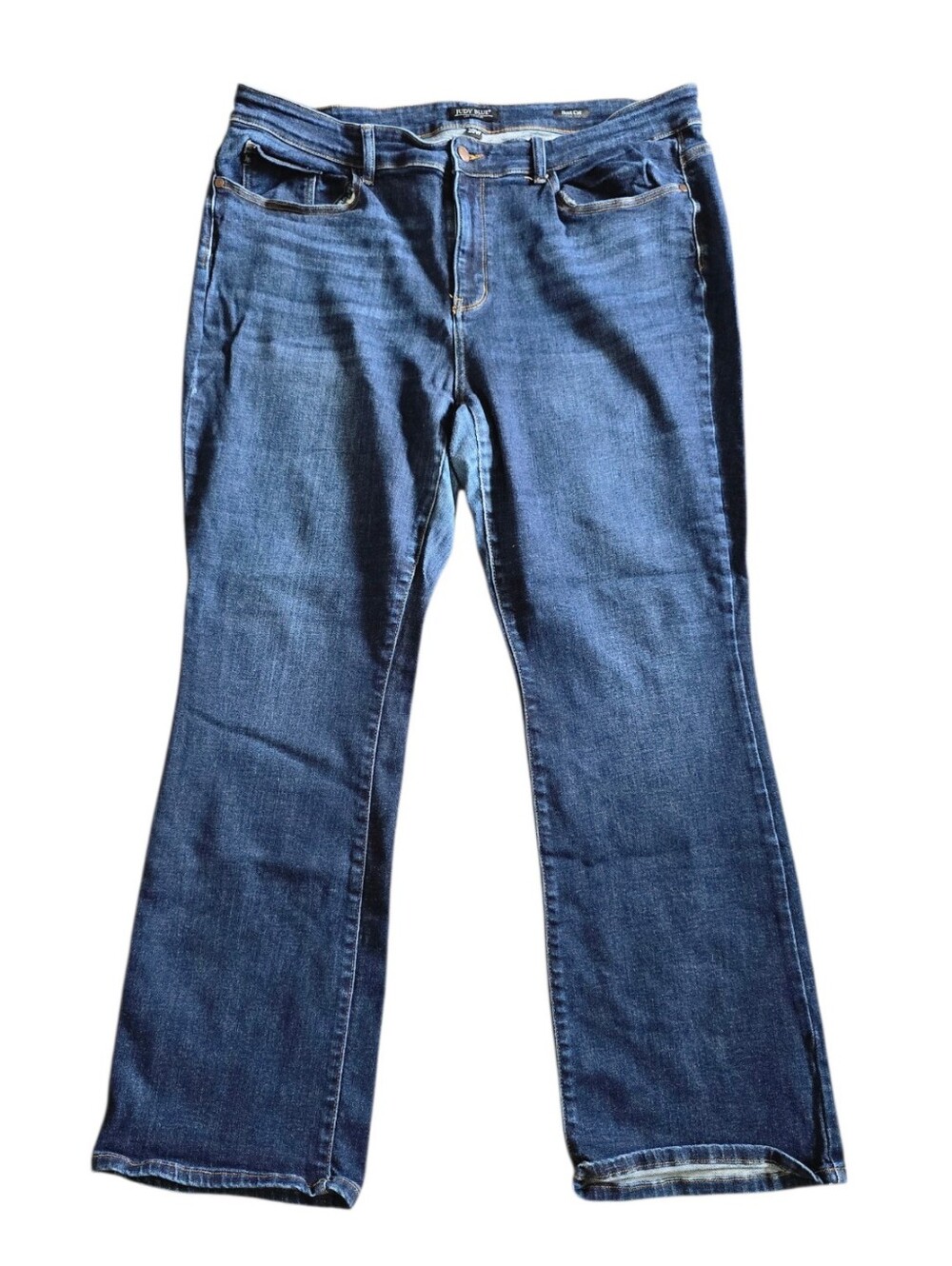 Judy Blue Dark Wash Classic Women's Blue Bootcut Jeans Size 20W